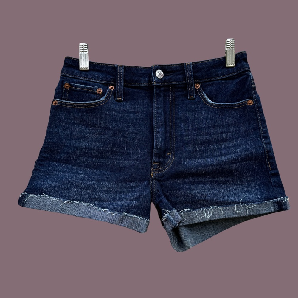 Abercrombie & Fitch Blue Jean Shorts Classic Cut